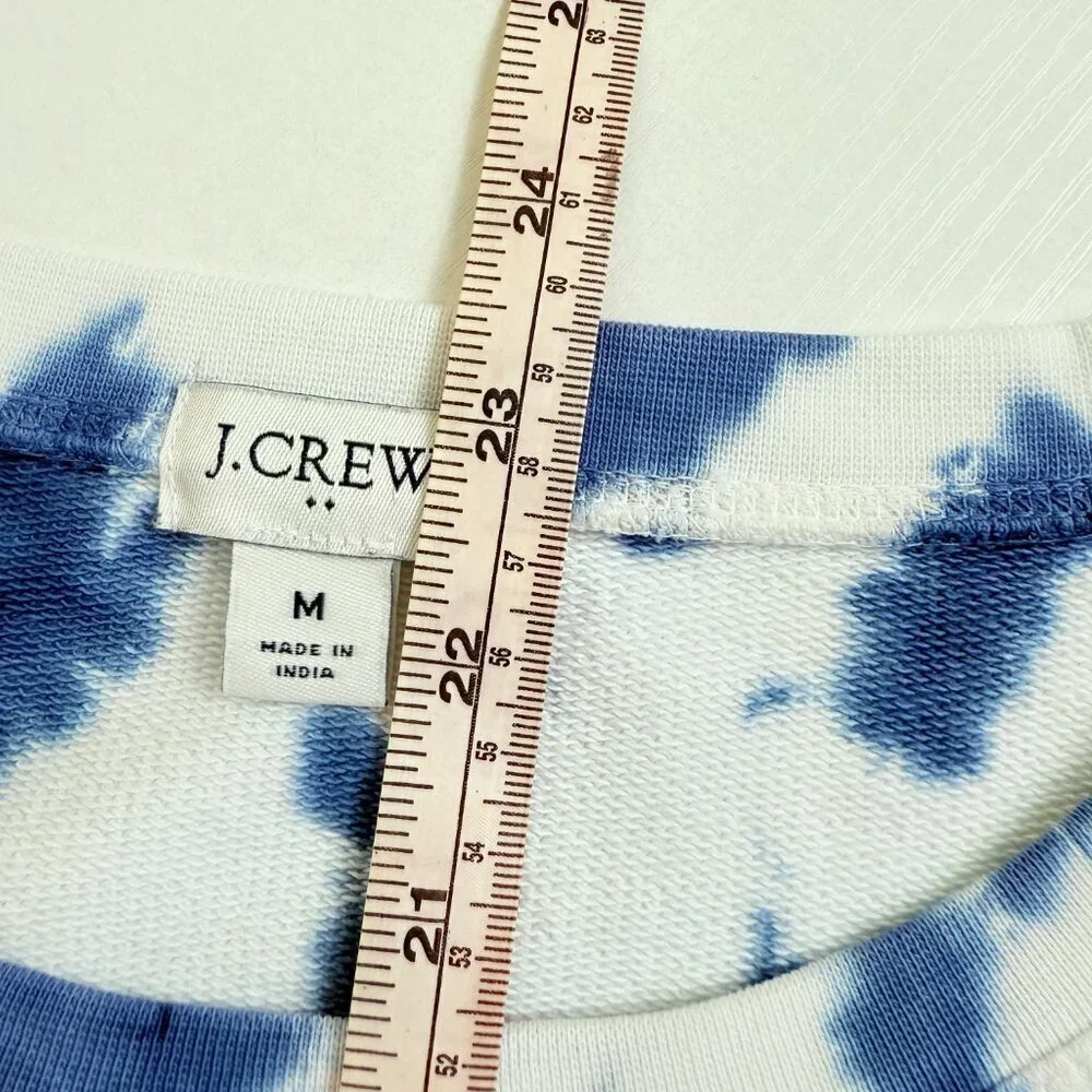 J.Crew Tie-Dye Long Sleeve Sweatshirt M | Relaxed Fit | Everyday Casual Style
